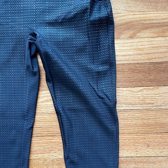 Spanx Booty Boost Black Metallic Mist Leggings Size Medium - Picture 5 of 9